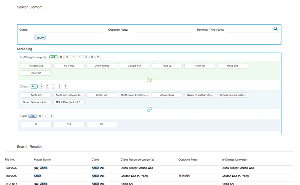 Matteroom, Conflict Search, pre search